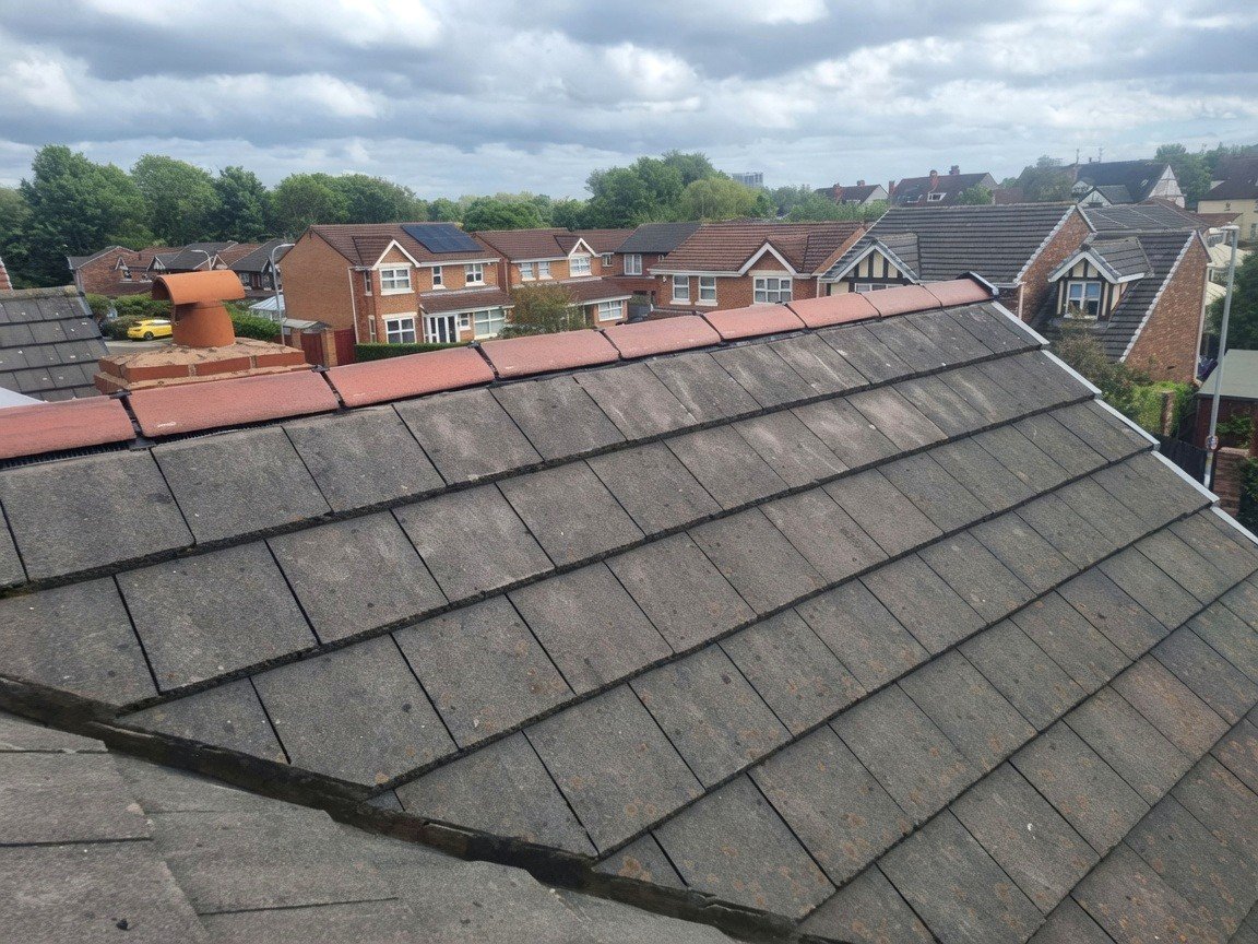New ridge line complete